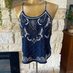 BKE beaded blouse